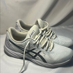 ASICS Gel Game 9 White Running Shoes Mens Size 9 AS-IS